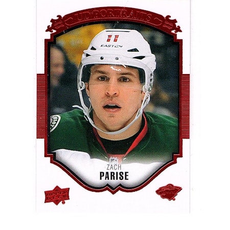 2015-16 Upper Deck UD Portraits Red #P36 Zach Parise (20-X63-NHLWILD)