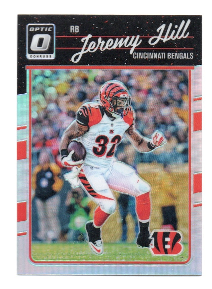 2016 Donruss Optic Holo #21 Jeremy Hill (10-X301-NFLBENGALS)