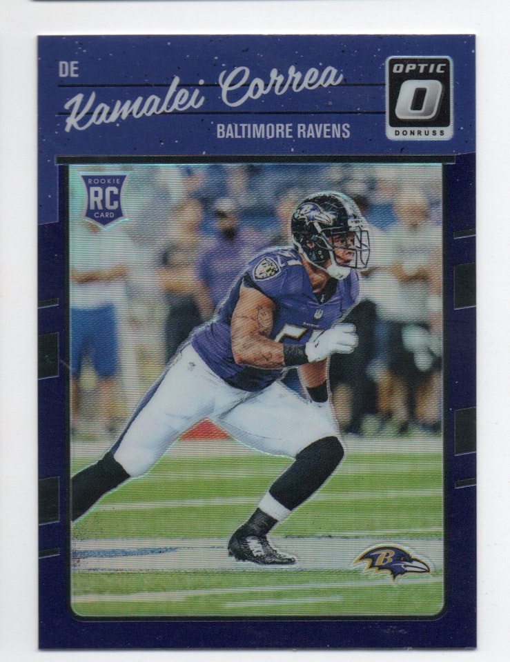 2016 Donruss Optic Holo #123 Kamalei Correa (15-X301-NFLRAVENS)