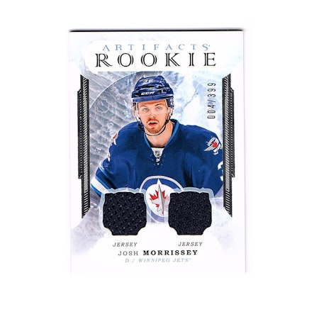 2016-17 Artifacts Materials Silver #164 Josh Morrissey (40-X12-NHLJETS)