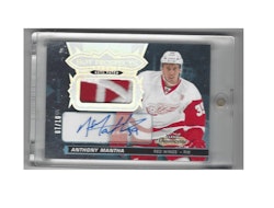 2016-17 Fleer Showcase Hot Prospects Autograph Patches White Hot #186 Anthony Mantha (3000-X123-RED WINGS)