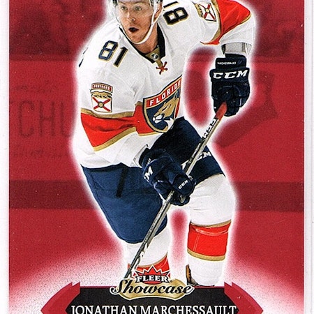 2016-17 Fleer Showcase Red Glow #88 Jonathan Marchessault (12-X47-NHLPANTHERS)