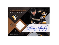 2007-08 SP Game Used Legendary Fabrics Autographs #LAFMU Larry Murphy (200-X94-PENGUINS)