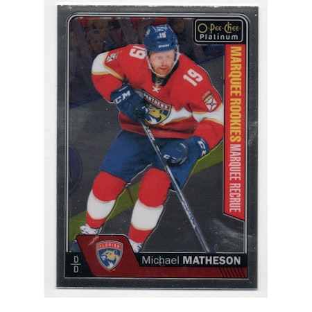 2016-17 O-Pee-Chee Platinum #153 Michael Matheson RC (10-X148-RC-NHLPANTHERS)