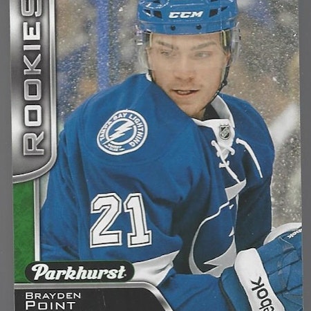 2016-17 Parkhurst #372 Brayden Point RC (30-X79-LIGHTNING)