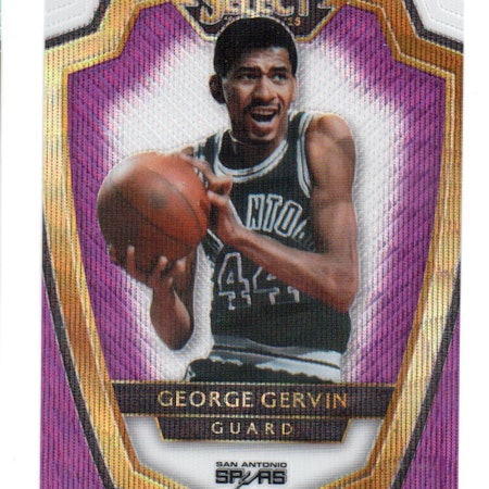 2014-15 Select Prizms Purple and White #183 George Gervin PRE (25-X326-NBASPURS)