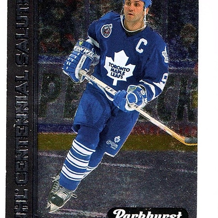 2016-17 Parkhurst NHL Centennial Salute #S12 Doug Gilmour (12-X32-MAPLE LEAFS)