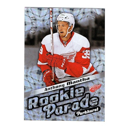 2016-17 Parkhurst Rookie Parade #RP5 Anthony Mantha (100-X4-RED WINGS)