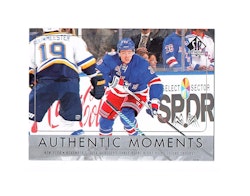 2016-17 SP Authentic #112 Jimmy Vesey AM (15-X26-RANGERS)