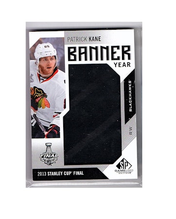 2016-17 SP Game Used Banner Year Stanley Cup Finals #BSCPK Patrick Kane (100-X29-BLACKHAWKS)
