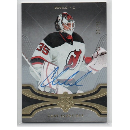 2016-17 Ultimate Collection Gold #5 Cory Schneider AU (60-X199-DEVILS)