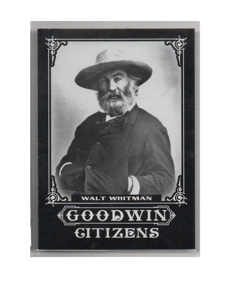 2011 Upper Deck Goodwin Champions Goodwin Citizens #GC7 Walt Whitman (10-X135-OTHERS)