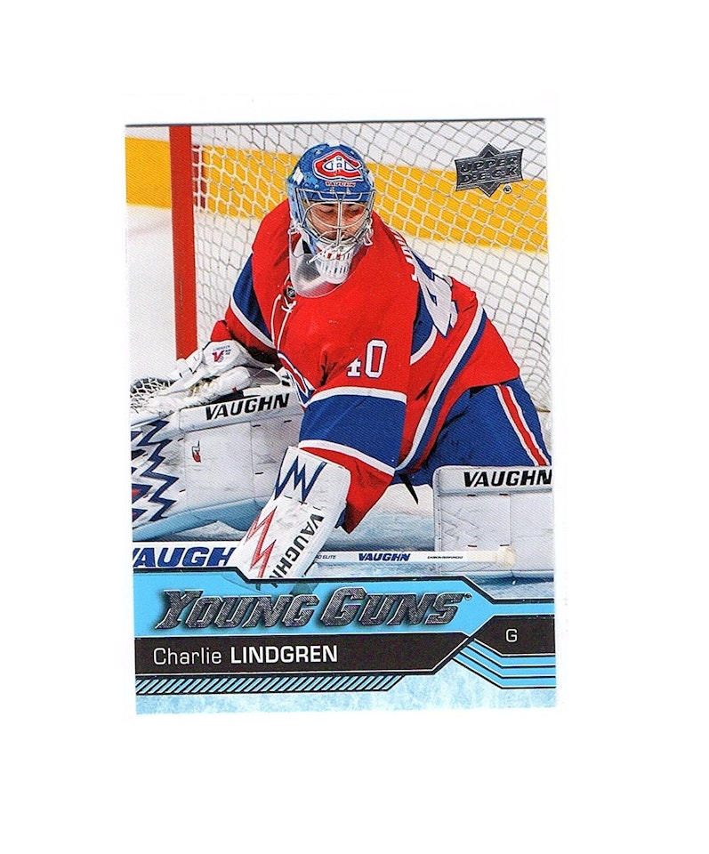 2016-17 Upper Deck #473 Charlie Lindgren YG RC (50-X100-CANADIENS)