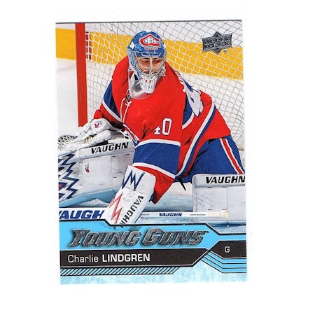 2016-17 Upper Deck #473 Charlie Lindgren YG RC (50-X100-CANADIENS)