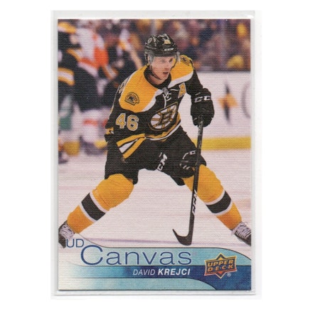 2016-17 Upper Deck Canvas #C127 David Krejci (10-X8-BRUINS)