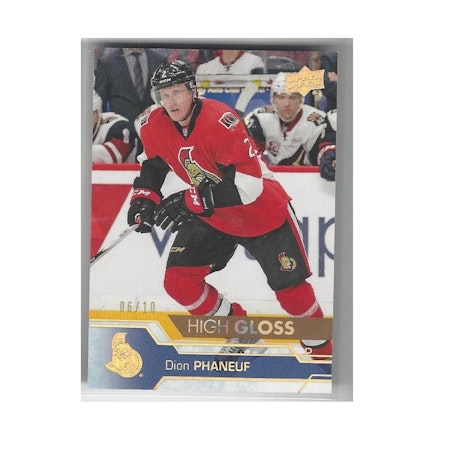 2016-17 Upper Deck Exclusives Spectrum #384 Dion Phaneuf (100-X109-SENATORS)