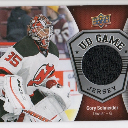 2016-17 Upper Deck Game Jerseys #GJCS Cory Schneider G (30-X130-DEVILS)