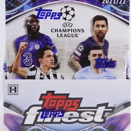2021-22 Topps Finest UEFA Champions League Soccer (Hobby Box)