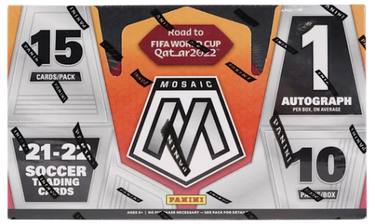 2021-22 Panini Mosaic Road to FIFA World Cup Soccer (Hobby Box)
