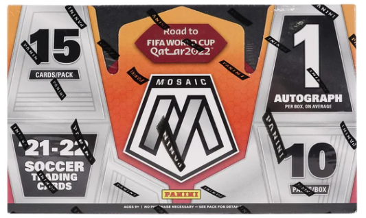 2021-22 Panini Mosaic Road to FIFA World Cup Soccer (Hobby Box)