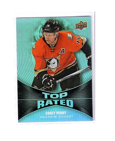 2016-17 Upper Deck Overtime Top Rated #TR10 Corey Perry (15-X64-DUCKS)