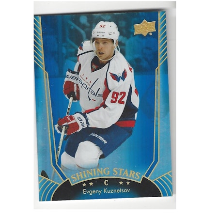 2016-17 Upper Deck Shining Stars Royal Blue #SS23 Evgeny Kuznetsov (25-X85-CAPITALS)