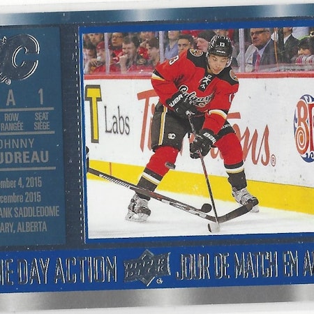 2016-17 Upper Deck Tim Hortons Game Day Action #GDA3 Johnny Gaudreau (15-165x1-FLAMES)