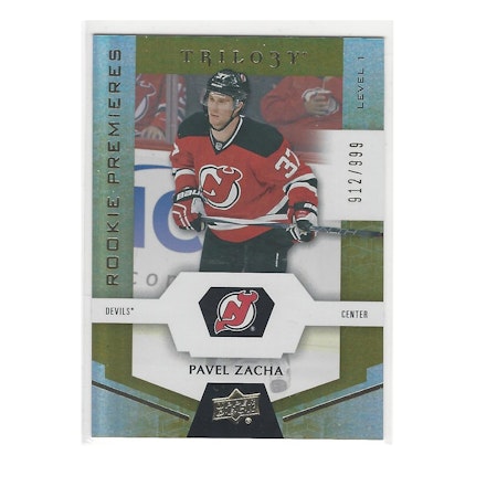 2016-17 Upper Deck Trilogy #83 Pavel Zacha RC (20-X83-DEVILS)