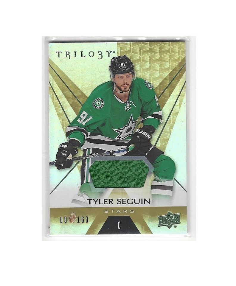 2016-17 Upper Deck Trilogy Rainbow Green #21 Tyler Seguin JSY163 (60-X40-NHLSTARS)