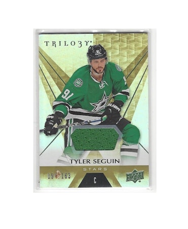 2016-17 Upper Deck Trilogy Rainbow Green #21 Tyler Seguin JSY163 (60-X40-NHLSTARS)