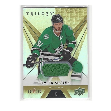 2016-17 Upper Deck Trilogy Rainbow Green #21 Tyler Seguin JSY163 (60-X40-NHLSTARS)