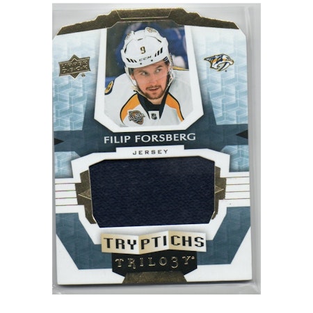 2016-17 Upper Deck Trilogy Tryptichs #TNASH3 Filip Forsberg JSY (50-X231-PREDATORS)