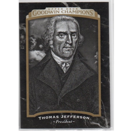 2017 Upper Deck Goodwin Champions #103 Thomas Jefferson BW SP (10-X136-OTHERS)