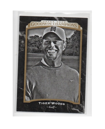 2017 Upper Deck Goodwin Champions #145 Tiger Woods BW SP (10-X132-OTHERS)