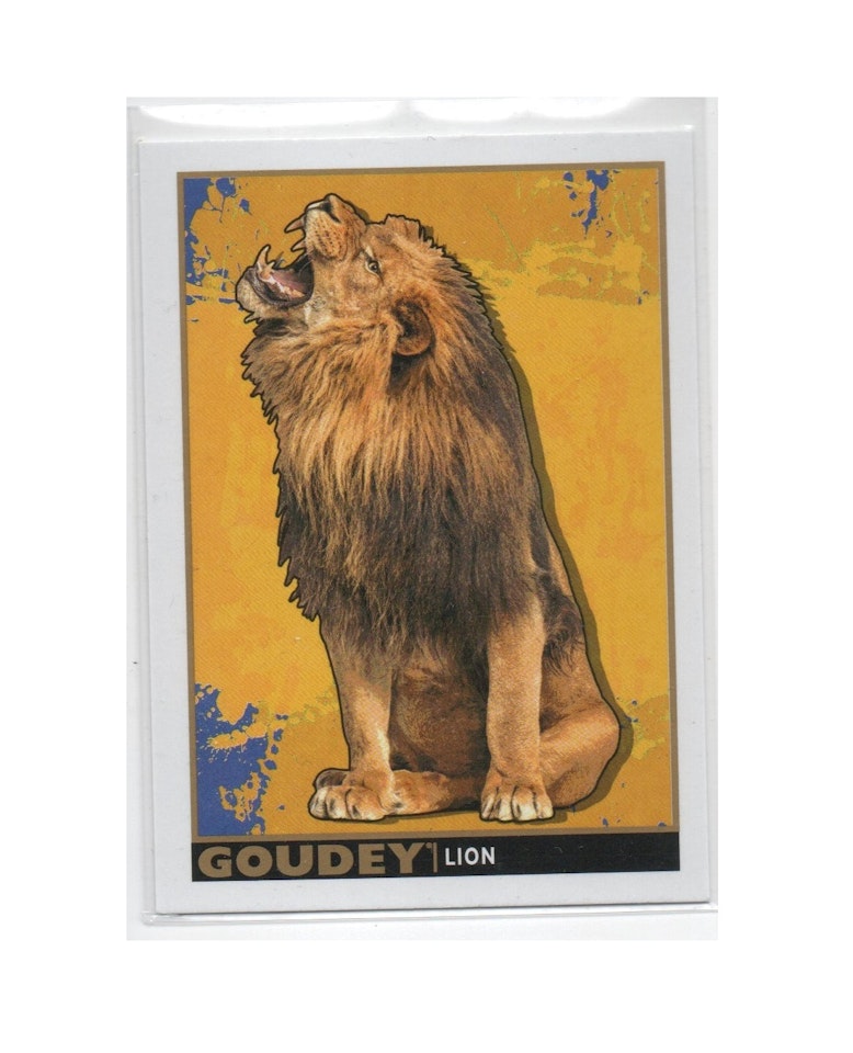 2017 Upper Deck Goodwin Champions Goudey Animals #GA5 Lion (10-X140-OTHERS)