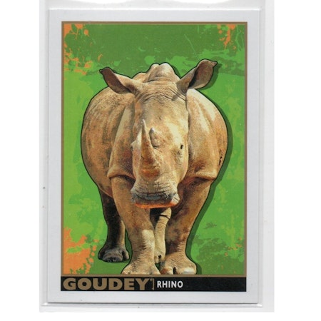 2017 Upper Deck Goodwin Champions Goudey Animals #GA7 Rhino (10-X118-OTHERS)