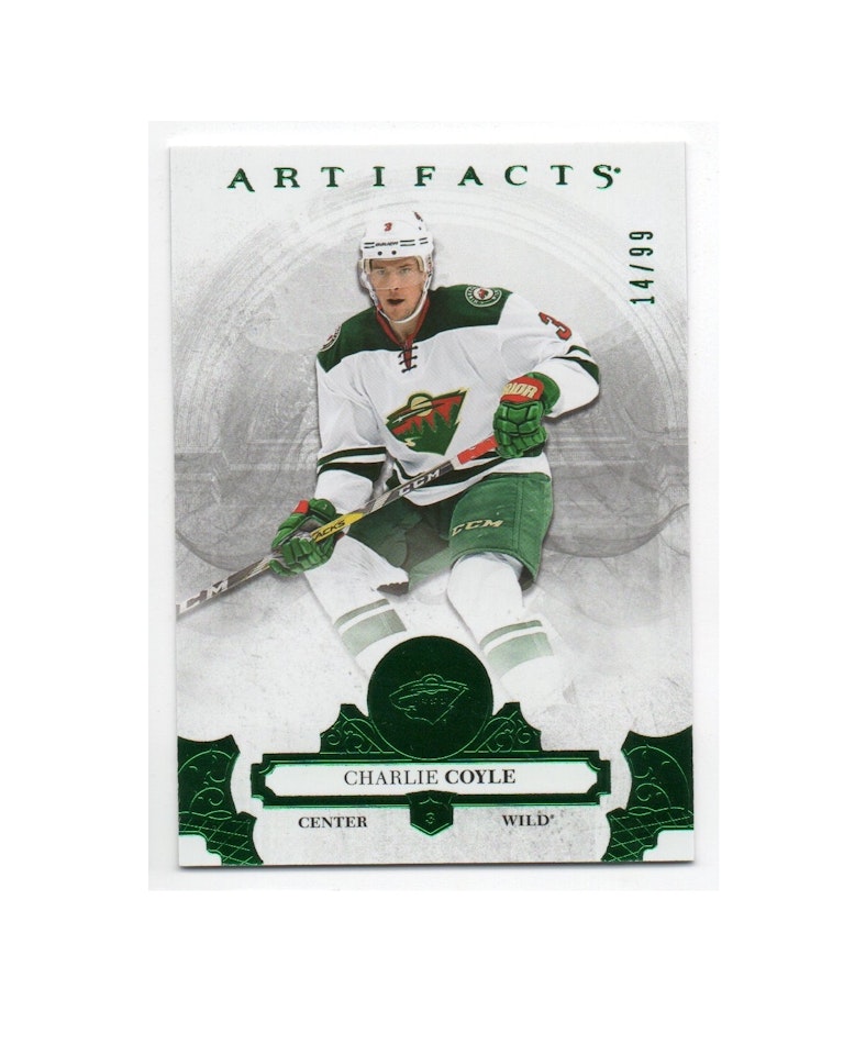 2017-18 Artifacts Emerald #7 Charlie Coyle (25-X57-NHLWILD)