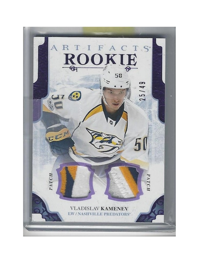 2017-18 Artifacts Materials Purple #162 Vladislav Kamenev (200-X111-PREDATORS)