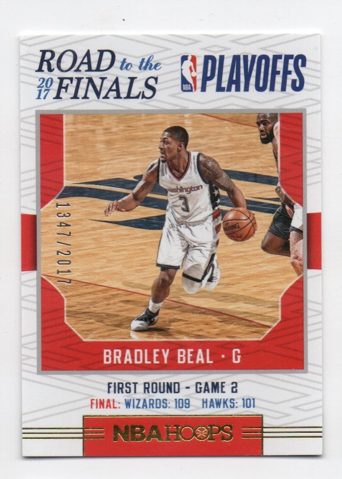 2017-18 Hoops Road to the Finals #8 Bradley Beal R1 (20-X328-NBAWIZARDS)
