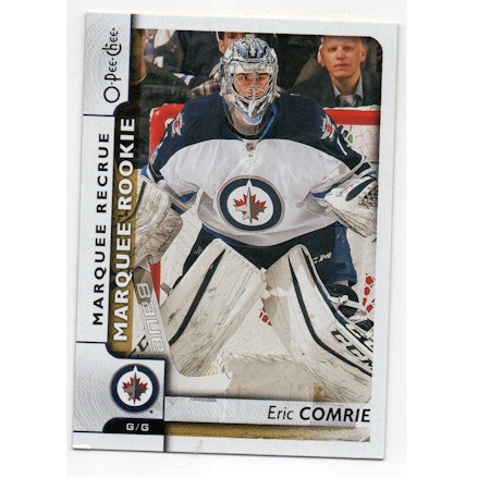 2017-18 O-Pee-Chee #522 Eric Comrie RC (10-X236-RC-NHLJETS)