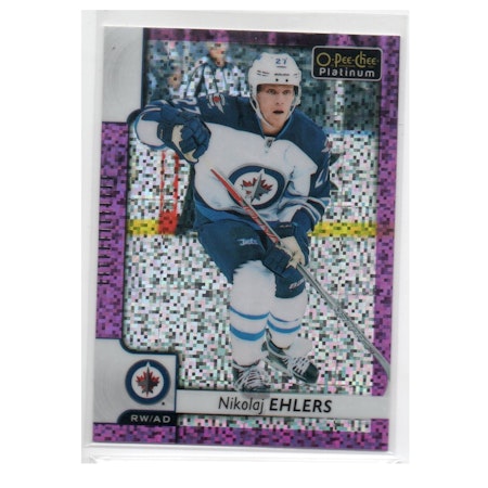 2017-18 O-Pee-Chee Platinum Violet Pixels #113 Nikolaj Ehlers (15-X144-NHLJETS)