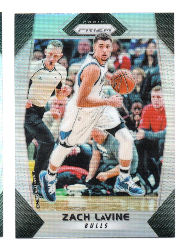 2017-18 Panini Prizm Prizms Silver #244 Zach LaVine (20-X325-NBABULLS)