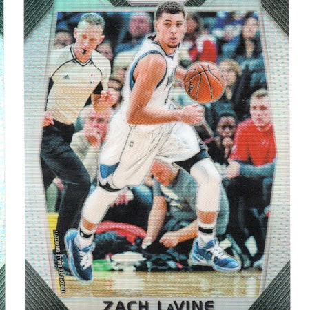 2017-18 Panini Prizm Prizms Silver #244 Zach LaVine (20-X325-NBABULLS)