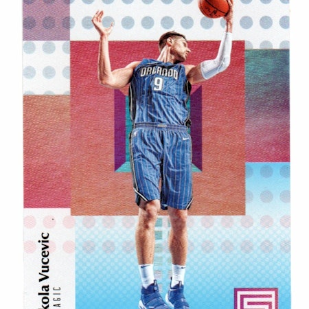 2017-18 Panini Status Blue #55 Nikola Vucevic (15-X309-NBAMAGIC)