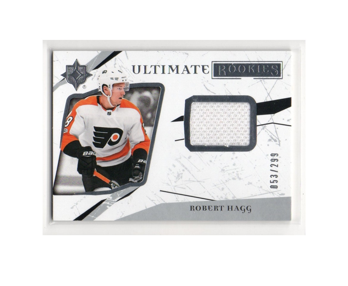 2017-18 Ultimate Collection Jerseys #71 Robert Hagg (25-X226-GAMEUSED-SERIAL-RC-FLYERS)