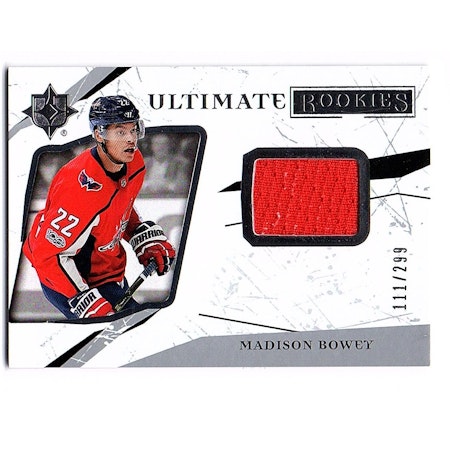 2017-18 Ultimate Collection Jerseys #75 Madison Bowey (20-X9-CAPITALS)