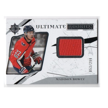 2017-18 Ultimate Collection Jerseys #75 Madison Bowey (25-X101-CAPITALS)