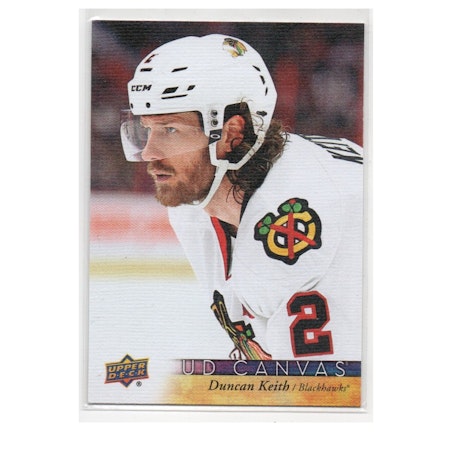 2017-18 Upper Deck Canvas #C19 Duncan Keith (10-X7-BLACKHAWKS)