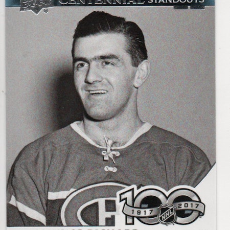 2017-18 Upper Deck Centennial Standouts #CS9 Maurice Richard (10-X337-CANADIENS)