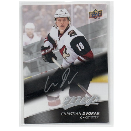 2017-18 Upper Deck MVP Silver Script #197 Christian Dvorak (10-X203-COYOTES)